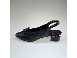 Elegantné čierne sandále ASPKX-2578
