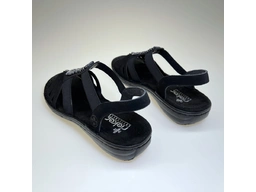 Dámske čierne sandále 60806-00