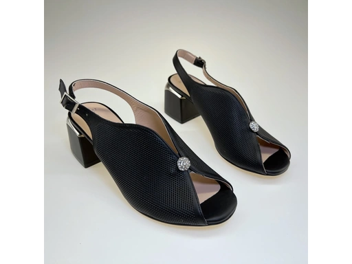 Dámske sandále čierne ASP506.230-60
