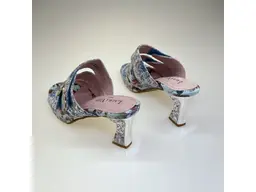 Dámske modré vsuvky NINO03