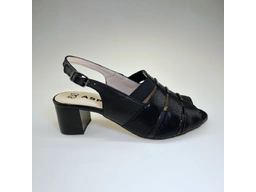 Dámske čierne sandale ASPPES-1829