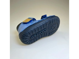 Detské modré barefoot polosandale DJB023-H070-359