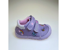 Detské barefoot fialové plátenky DPG023-C073-329A