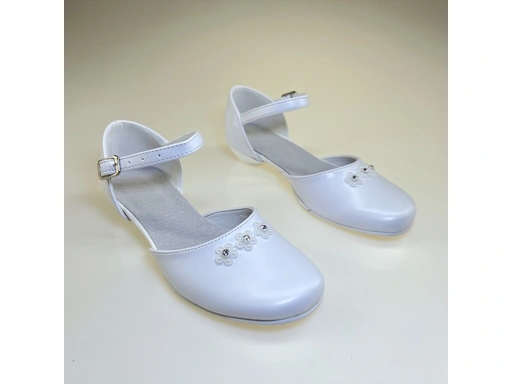 Detské biele sandále KMK358K-10