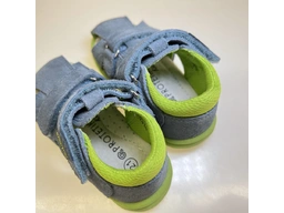 Detské modré sandále Silvio grey