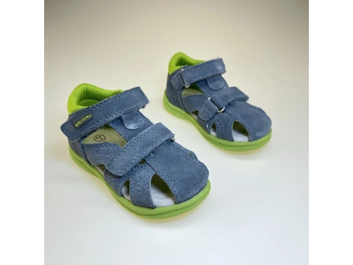 Detské modré sandále Silvio grey