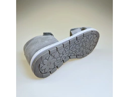 Detské sivé sandále Zeva grey