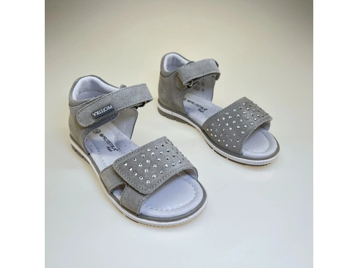 Detské sivé sandále Zeva grey