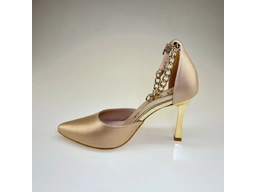 Dámske elegantné zlaté sandále ASPLM-2422