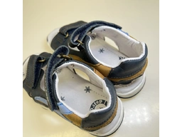 Detské letné sandalky modré DSB123-G064-387