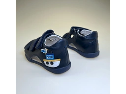Detské modré  sandálky DSB023-G075-323