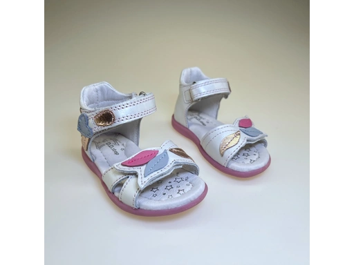 Detské bielo farebné   sandálky DSG023-G075-354B