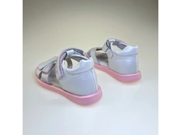 Detské biele  sandálky DSG123-G055-347B