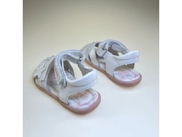 Detské biele  sandálky DSG123-G075-395B