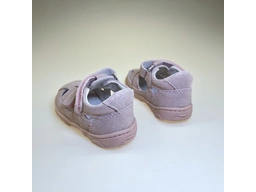 Detské ružové barefoot polosandálky DSG023-G077-360
