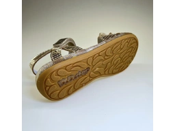 Detské zlaté  sandálky DSG223-G072-315A