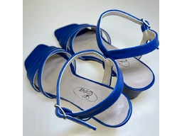 Dámske modré  sandálky M932-86