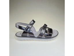 Detské letné strieborné sandále Cerise Silver