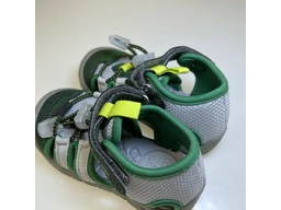 Detské zelené športové sandále DSB023-G065-338B