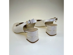 Dámske bežové sandále K3378/5031OB-15