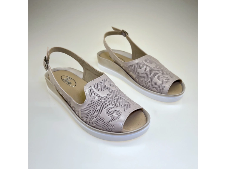 Dámske béžové sandále K3382/714-15