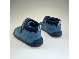 Detské celé modré barefoot topánky Tendo Denim