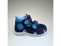 Detské modro tyrkysové sandale T102-93