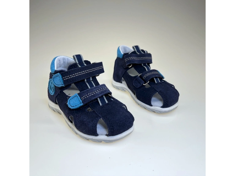Detské modro tyrkysové sandale T102-93
