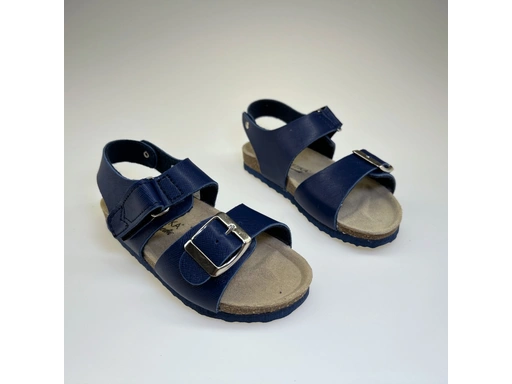 Detské tmavo modré sandále T97-21
