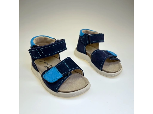 Detské modro tyrkysové sandále T77-93