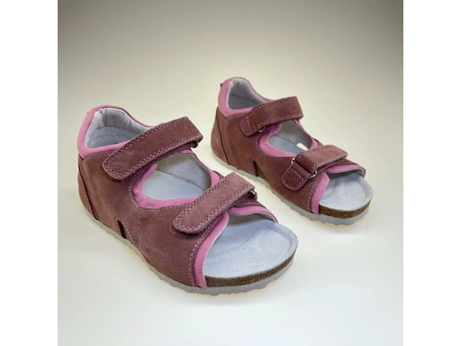 Detské tmavo ružové sandale T115B-33