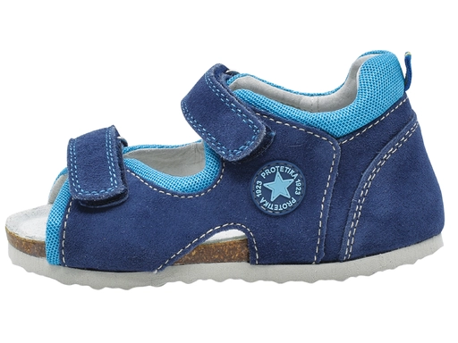 Detské modro tyrkysové sandale T115B-99