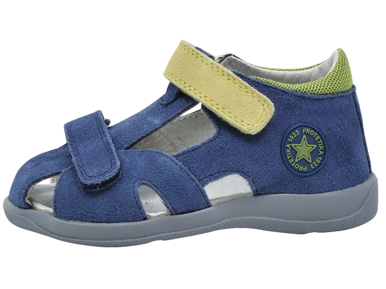 Detské modro zelené sandale T116A-99