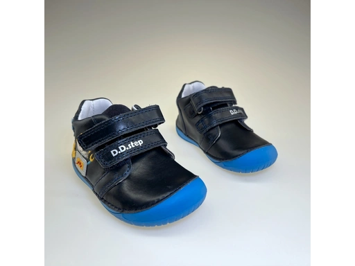 Detské modré barefoot topánky DPB023A-S070-337