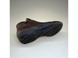 Dámske bordové širšie členkové topánky R7677-35
