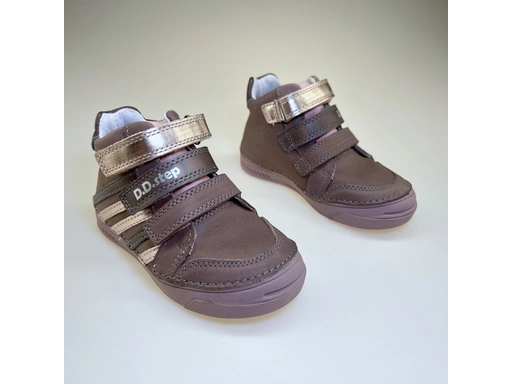 Detské členkové tmavo ružové topánky D.D.Step DPG123A-A040-316-OBT