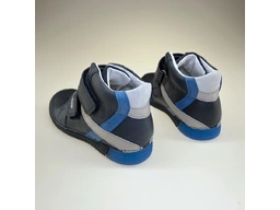 Detské modré LED topánky D.D.Step DPB223A-A068-398