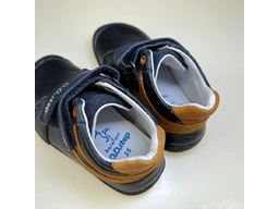 Detské modré barefoot celé topánky D.D.Step DPB123A-S063-317