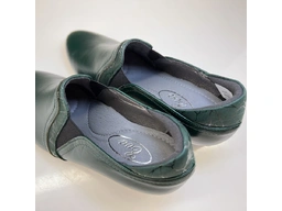 Dámske zelené poločlenkové topánky K3421/6038M-50