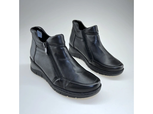 Dámske čierne členkové topánky ASPKX-1111/marika-60