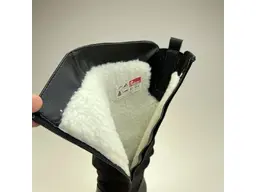 Dámske čierne hrubo zateplené čižmy 93157-00