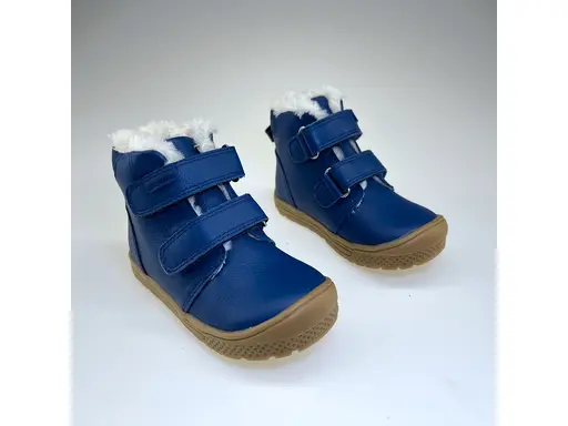Detské celé teplé modré topánky Tedy blue