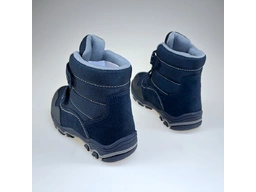 Detské celé teplé modré topánky Renato navy