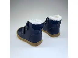 Detské celé teplé modré topánky Tedy navy