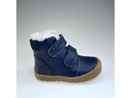 Detské celé teplé modré topánky Tedy navy