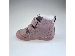 Detské teplé ružové celé topánky DVG023-W066-352A