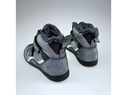 Detské teplé sivé topánky DVG222-W068-495B