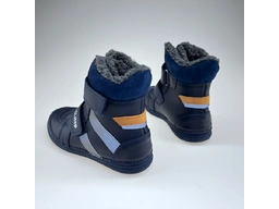 Detské modré členkové teplé topánky DVB223-W078-382B