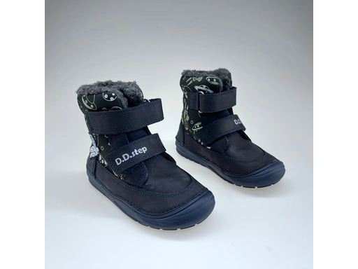 Detské hrubo zateplené členkové topánky DVB123-W071-346