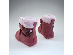 Detské ružové teplé celé topánky DVG023-W071-374